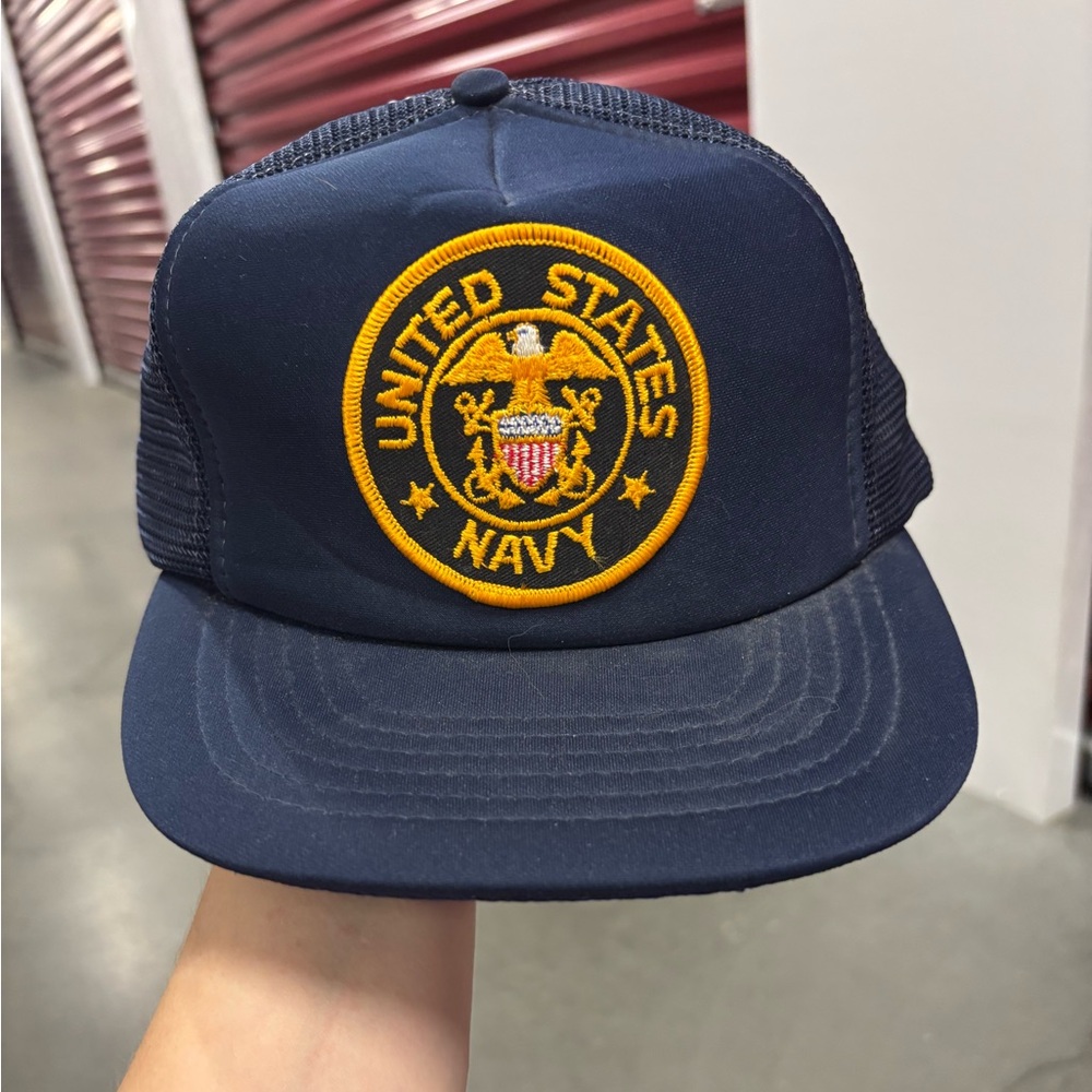 United States Navy Blue and Gold Hat